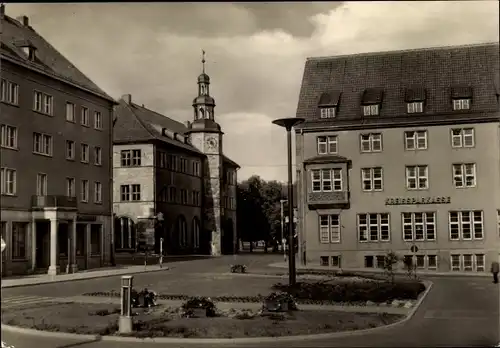 Ak Nordhausen am Harz, Lutherplatz, Kreissparkasse