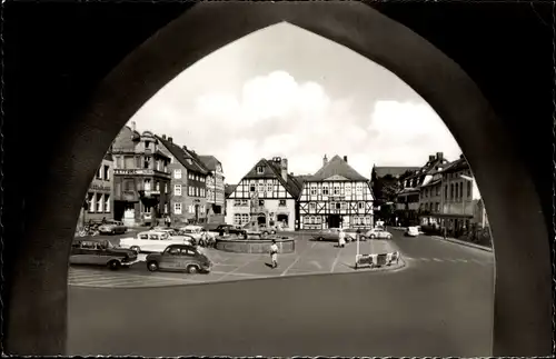 Ak Brilon im Sauerland, Marktplatz