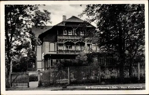 Ak Bad Klosterlausnitz Thüringen, Haus Klosterwald