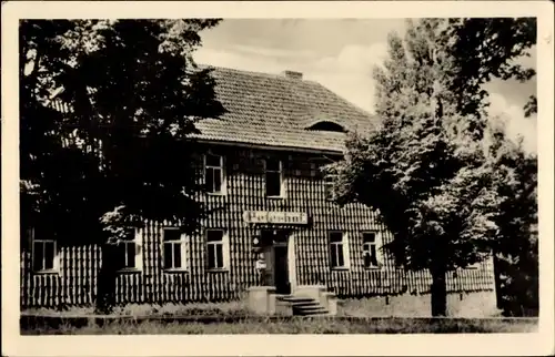 Ak Mühlhausen in Thüringen, Gasthaus Peterhof, Gesamtansicht, Straßenblick