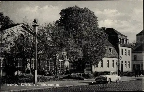 Ak Weimar in Thüringen, Kunsthalle, Wittumspalais