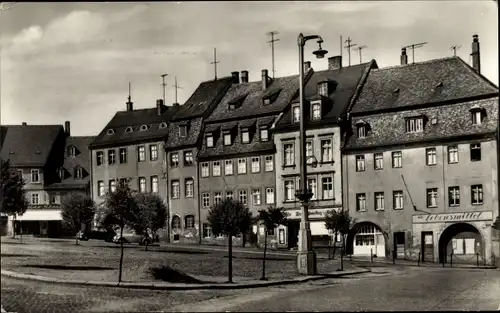 Ak Waldenburg in Sachsen, Marktplatz