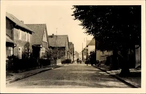 Ak Tettau Schönberg in Sachsen, Straßenpartie