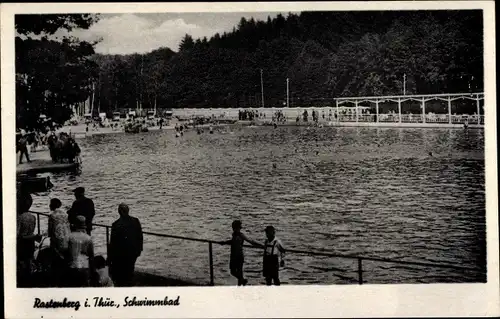 Ak Rastenberg in Thüringen, Schwimmbad