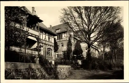 Ak Römhild in Thüringen, Sanatorium am Großen Gleichberg