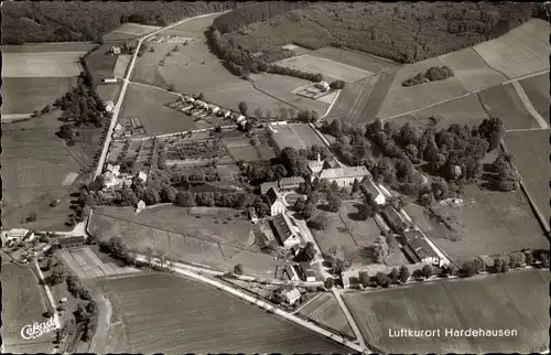 Ak Hardehausen Warburg in Westfalen, Fliegeraufnahme