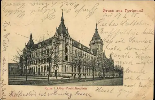 Ak Dortmund im Ruhrgebiet, Kaiserl. Oberpostdirektion