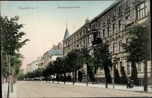 Ak Frankfurt an der Oder, Fürstenwalderstraße