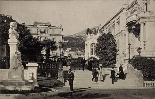 Ak Monte Carlo Monaco, Blick auf das Monument de Berlioz