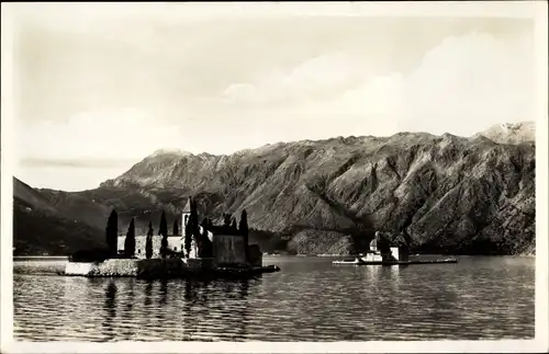 Ak Vrsar Kroatien, Insel Otočić Sveti Juraj, Kirche, Kloster