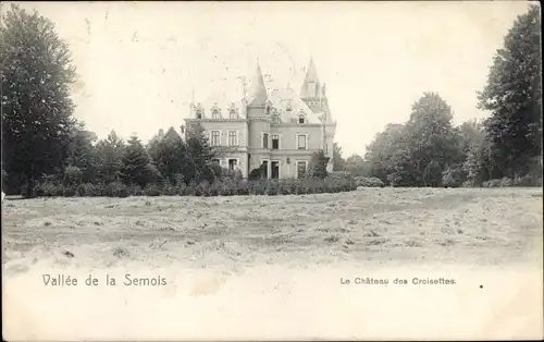 Ak Les Bulles Chiny Wallonien Luxemburg, Vallee de la Semois, Le Chateau des Croisettes