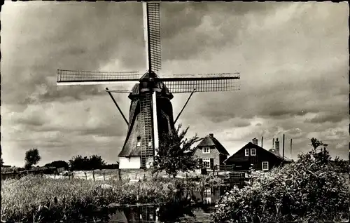 Ak Hollandse Molen, Windmühle