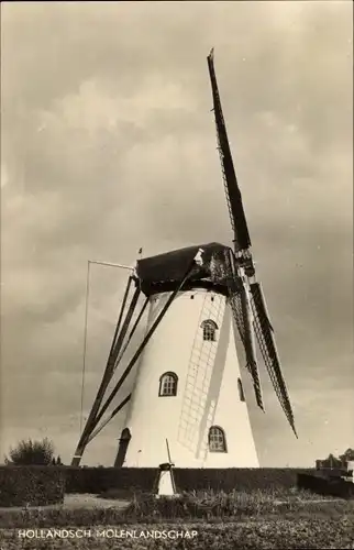 Ak Hollandsch Molenlandschap, Windmühle