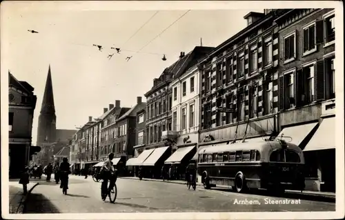 Ak Arnhem Gelderland Niederlande, Steenstraat