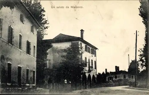 Ak Groningen Niederlande, Straßenpartie, Häuser