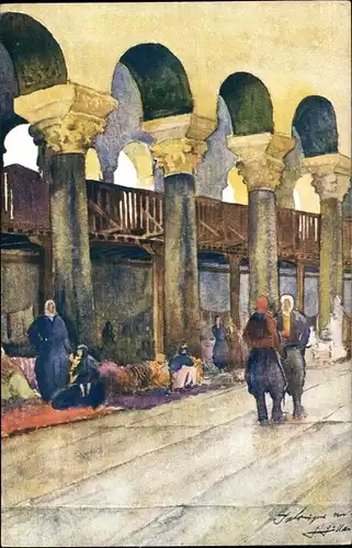 Künstler Ak Thessaloniki Griechenland, Eglise Aghia Paraskevi