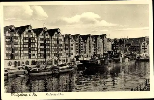 Ak Kaliningrad Königsberg Ostpreußen, Hafenspeicher