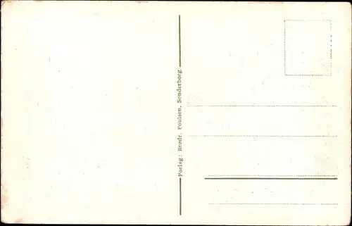 Ak Sønderborg Sönderborg Dänemark, Posthuset, Raadhuset