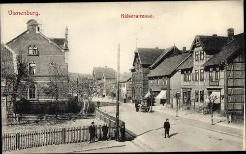 Ak Vienenburg Goslar am Harz, Blick in die Kaiserstraße