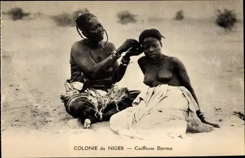 Ak Colonie du Niger, Coiffeuse Djerma