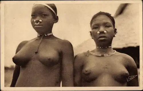 Ak Afrique Occidentale Francaise, Femmes Bobo, Portrait