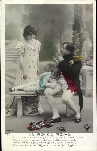 Ak Le Roi de Rome, Napoleon mit Familie, Schauspieler