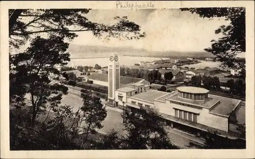 Ak Philippeville Skikda Algerien, La Gare et le Port