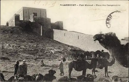 Ak Laghouat Algerien, Fort Moraud, Place des Campements