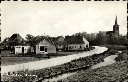 Ak Schellinkhout Nordholland, Havenweg