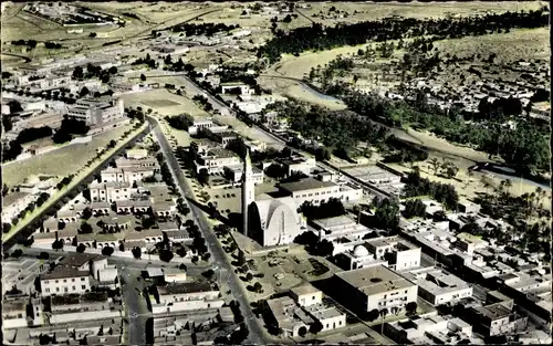 Ak Colomb Bechar Algerien, Fliegeraufnahme