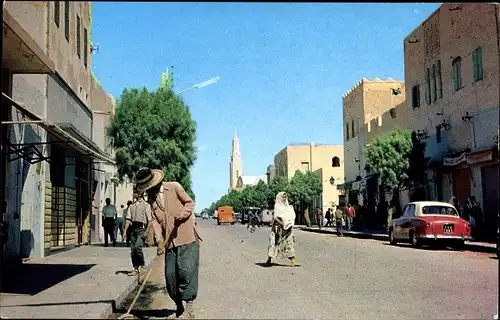 Ak Colomb Bechar Algerien, Rue du Colonel-Lotfi
