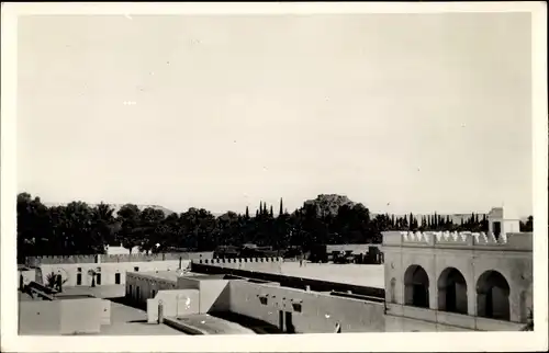 Ak El Golea Algerien, vue des terrasses de l'Orphelinat
