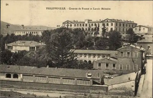 Ak Philippeville Skikda Algerien, Caserne de France et Lavoir Militaire