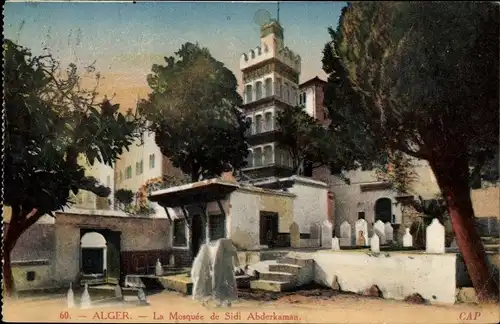 Ak Algier Alger Algerien, La Mosquée de Sidi Abderkaman