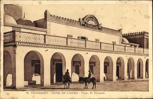 Ak Touggourt Algerien, Hotel de l'Oasis