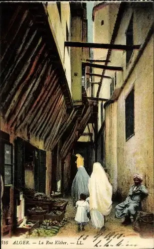 Ak Algier Alger Algerien, La Rue Kléber