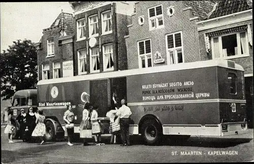 Ak Sint Maarten Nordholland Niederlande, Kapelwagen