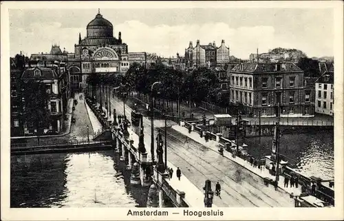 Ak Amsterdam Nordholland Niederlande, Hoogesluis, Palast