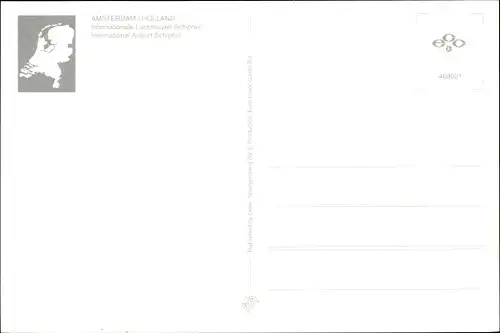 Ak Amsterdam Nordholland Niederlande, Airport Schiphol, Tower, Terminal, Landebahn