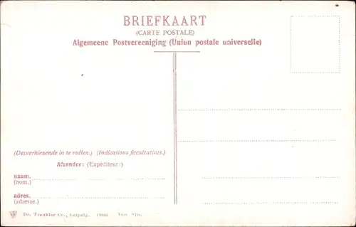 Ak Amsterdam Nordholland Niederlande, Blauwbrug