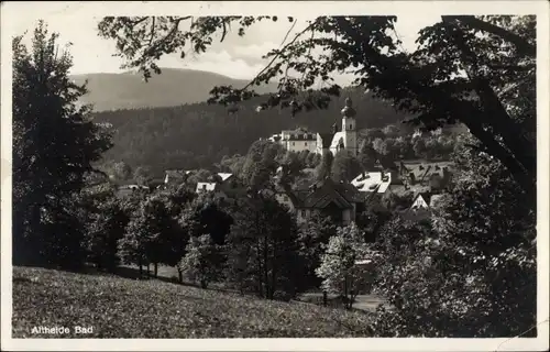 Ak Polanica Zdrój Bad Altheide Schlesien, Herzheilbad Altheide