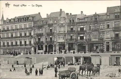 Ak Knokke Heist Heyst Knocke sur Mer Westflandern, La Digue