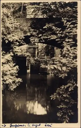 Ak Balegem Belgien, De Watermolen, Wassermühle