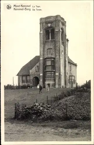 Ak Mont Kemmel Westflandern, La Tour, Kemmel Berg, Turm