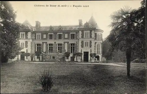 Ak Bissy Essonne, Chateau de Bissy, Facade nord