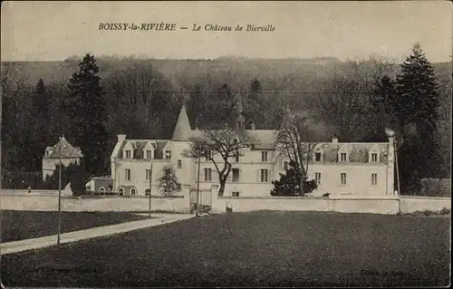 Ak Boissy la Rivière Essonne, Le Chateau de Bierville
