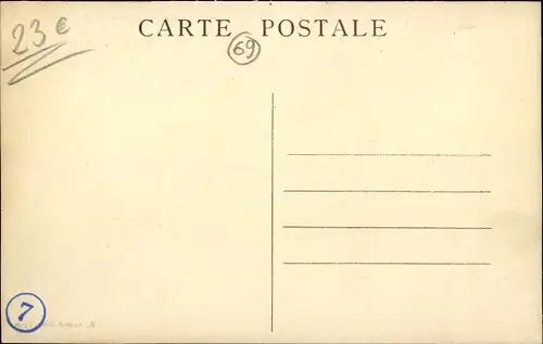 Ak Vénissieux Lyon Rhône, Avenue de la République, Café Flevin Tabak Geschäft