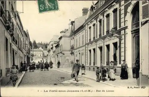 Ak La Ferté sous Jouarre Seine et Marne, Rue du Limon