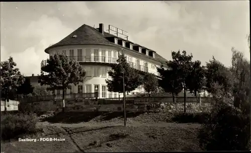 Ak Saalburg in Thüringen, FDGB Heim