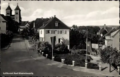 Ak Bad Klosterlausnitz in Thüringen, Straßenpartie